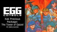 Portada oficial de EGGCONSOLE Xak Precious Package: The Tower of Gazzel PC-8801mkIISR para Switch