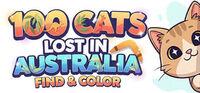 Portada oficial de 100 Cats Lost in Australia Find & Color para PC