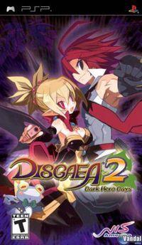 Portada oficial de Disgaea 2: Dark Hero Days para PSP