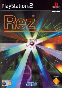 Portada oficial de Rez para PS2