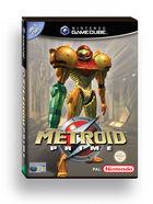 Portada oficial de de Metroid Prime para GameCube