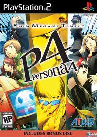 Portada oficial de Persona 4 para PS2