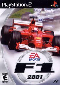 Portada oficial de F1 2001 para PS2
