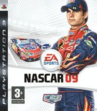 Portada oficial de NASCAR 09 para PS3