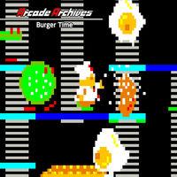 Portada oficial de Arcade Archives Burger Time para Switch