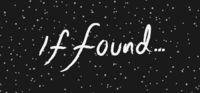 Portada oficial de If Found... para PC