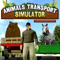 Portada oficial de Animals Transport Simulator - Car Driving & Parking Games Real Zoo Park para Switch