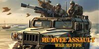 Portada oficial de Humvee Assault: War 3D FPS para Switch