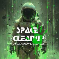Portada oficial de Space CleanUp: Cosmic Robot Disinfector para PS4
