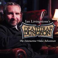Portada oficial de Deathtrap Dungeon: The Interactive Video Adventure para PS5