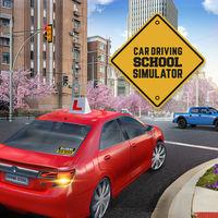 Portada oficial de Car Driving School Simulator para Switch