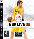 Portada oficial de de NBA LIVE 09 para PS3
