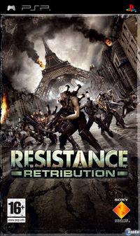Portada oficial de Resistance Retribution para PSP