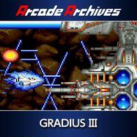 Portada oficial de Arcade Archives Gradius III para PS4