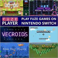 Portada oficial de FUZE Player para Switch