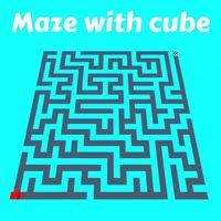 Portada oficial de Maze with cube para Switch
