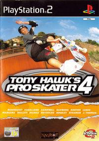 Portada oficial de Tony Hawk's Pro Skater 4 para PS2