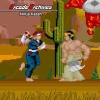Portada oficial de Arcade Archives Ninja Kazan para Switch
