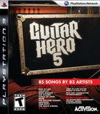 Portada oficial de de Guitar Hero 5 para PS3