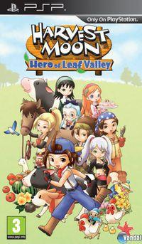 Portada oficial de Harvest Moon: Hero of Leaf Valley para PSP