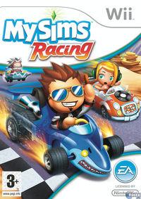 Portada oficial de MySims Racing para Wii